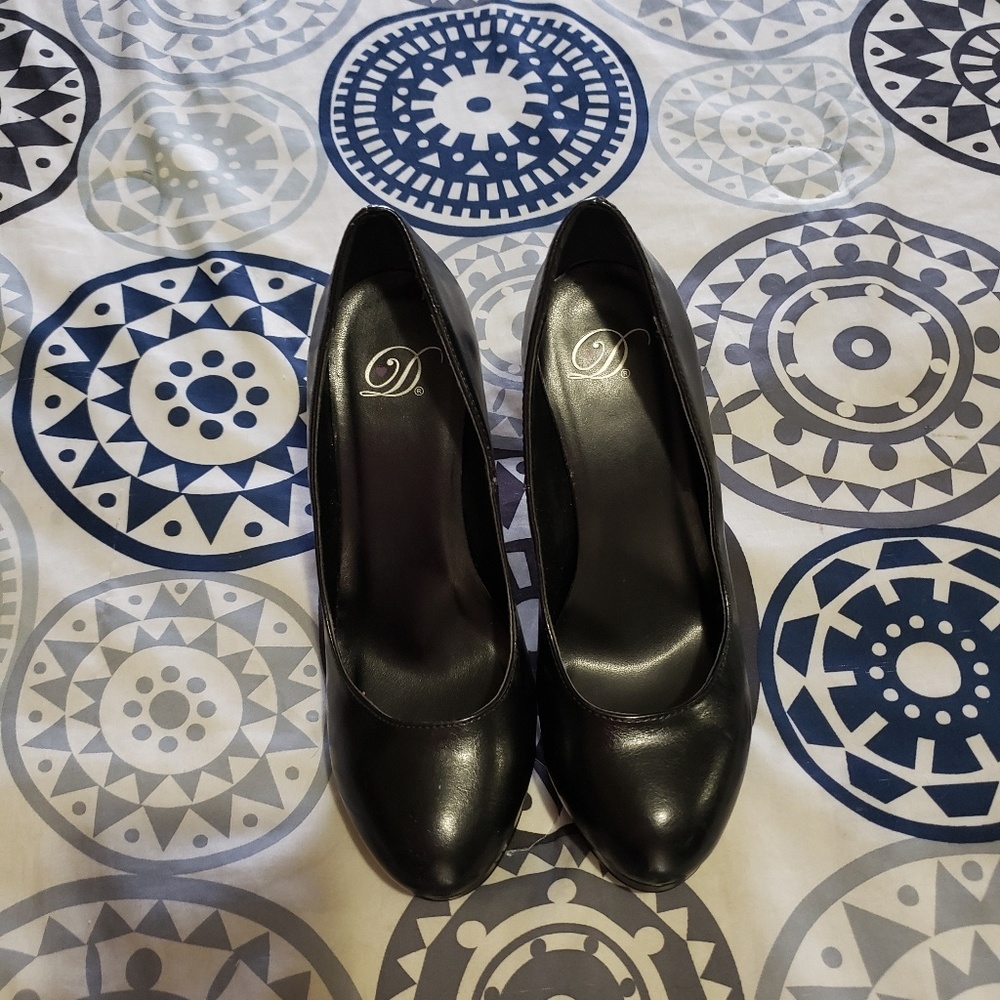 Black Patent Heels